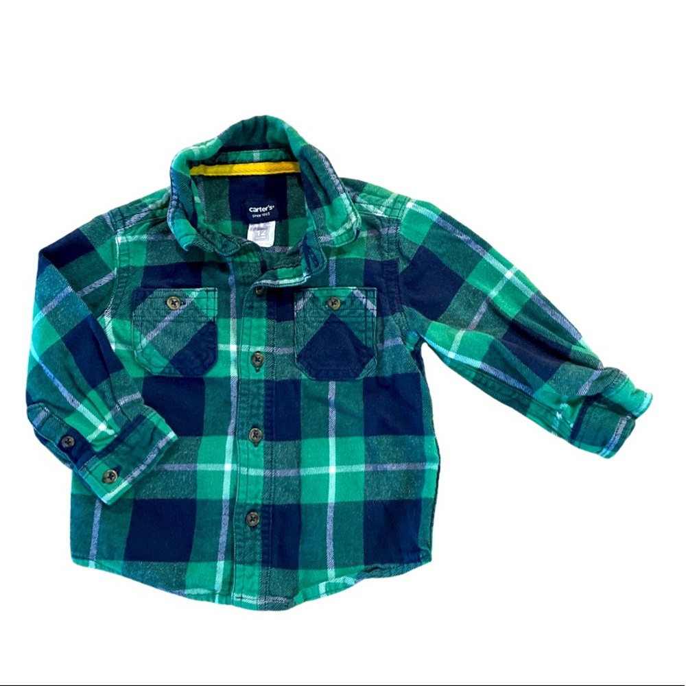 Carter’s 12 months flannel shirt